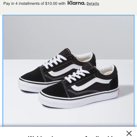 Boys VANS Old Skool sneakers. Size 3. Used. - Picture 9 of 9